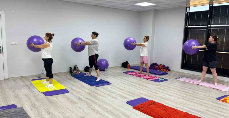 Turgutlu’da kadınlara özel zumba ve pilates kursları başladı