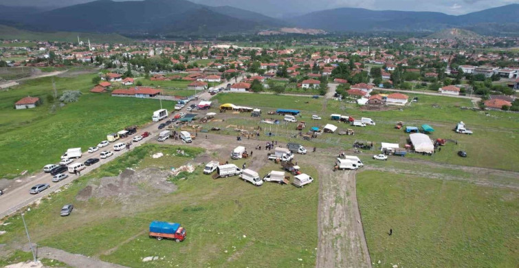 Turhal'da Hayvan Pazarı Taşkın Riskine Karşı Taşındı