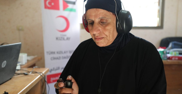 Türk Kızılay Gazze'de Duyma Kaybı Yaşayanlara Destek Oluyor