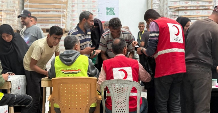 Türk Kızılay Gazze'de Gıda Yardımını Artırdı