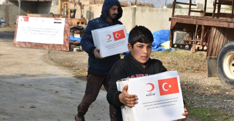 Türk Kızılay Irak'ta Selzedelere Gıda Yardımı Ulaştırdı