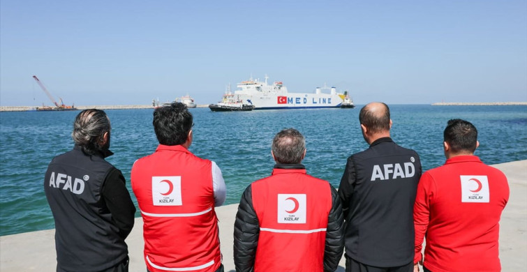 Türk Kızılay'ın 21. İyilik Gemisi Mısır'a Ulaştı