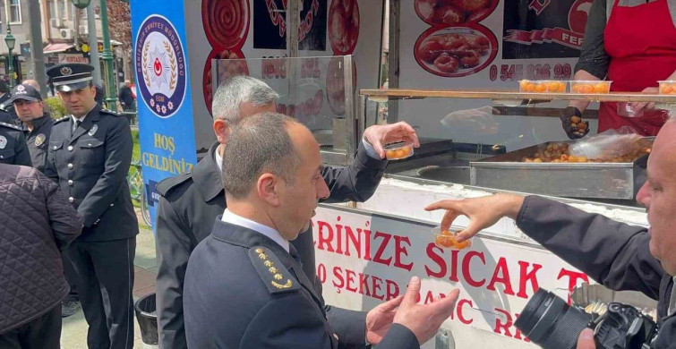 Türk Polis Teşkilatı'nın Yıldönümünde Lokma İkramı