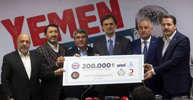 Türk Yardım Kuruluşları Yemen İçin Kampanya Başlattı