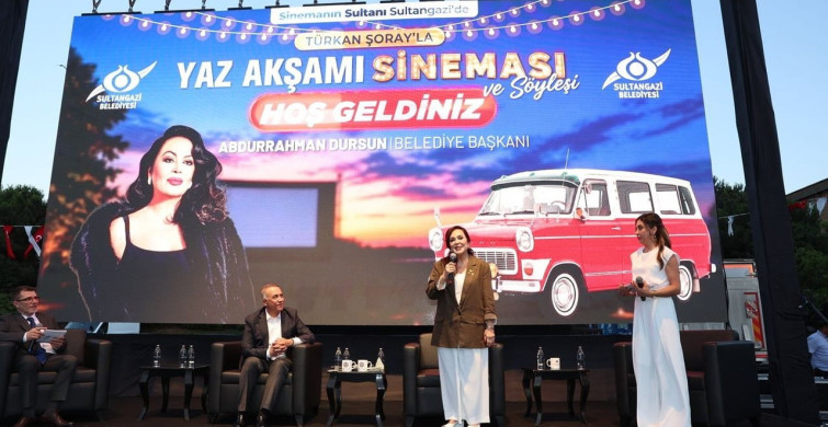Türkan Şoray, Sultangazililerle unutulmaz bir yaz akşamında buluştu