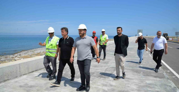 Türkeli çevre yolu aydınlatma projesi başladı