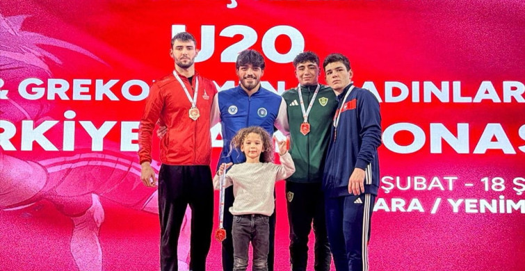 Türkiye 20 Yaş Altı Güreş Şampiyonası'nda Grekoromen Stil Madalyaları Sahiplerini Buldu