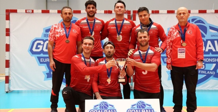 Türkiye Erkek Golbol Milli Takımı Avrupa Şampiyonu!