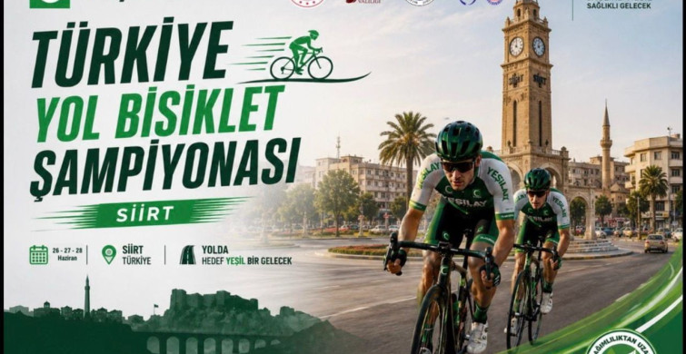 Türkiye yol bisikleti şampiyonası’nda gözler Siirt’e çevrildi