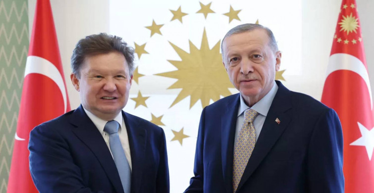 Türkiye’nin gaz merkezi planı işliyor: Cumhurbaşkanı Erdoğan Gazprom Başkanı ile görüştü