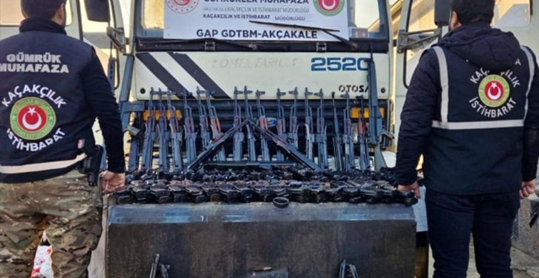 Türkiye'ye Giren Kamyonda Silah ve Şarjör Ele Geçirildi