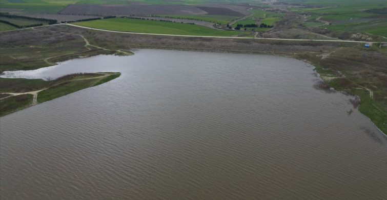 Türkmenli Göleti Yağışlarla Yeniden Suya Kavuştu