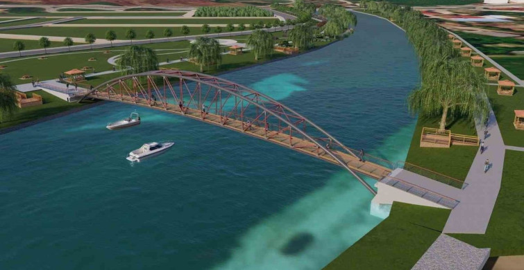 Turnasuyu Kordon Park'ta Yeni Yaya Köprüsü Projesi