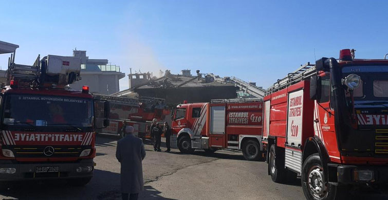 Tuzla'da Çıkan Yangın Korkuttu