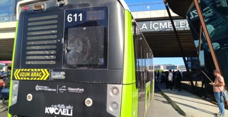 Tuzla'da otobüs ve beton pompası çarpıştı, yolcular yaralandı