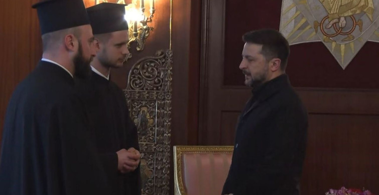Ukrayna Başkanı Zelenskiy Fener Rum Patrikhanesi'ni Ziyaret Etti