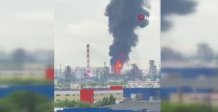 Ukrayna, Moskova bölgesindeki petrol rafinerisine İHA ile saldırdı