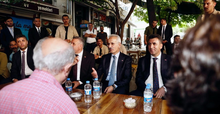 Ulaştırma Bakanı Uraloğlu Tunceli Esnafını Ziyaret Etti