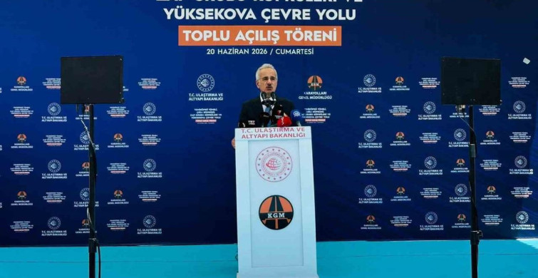 Ulaştırma ve altyapı bakanı Uraloğlu: 'Hakkâri’de tüneller açılıyor, köprüler yükseliyor'