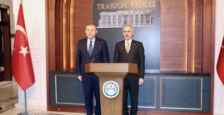 Ulaştırma ve Altyapı Bakanı Uraloğlu Trabzon'da Önemli Açıklamalarda Bulundu