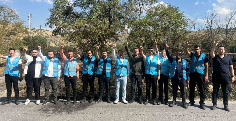 Ülkü ocakları kayseri il başkanlığı’ndan yangın duyarlılığı