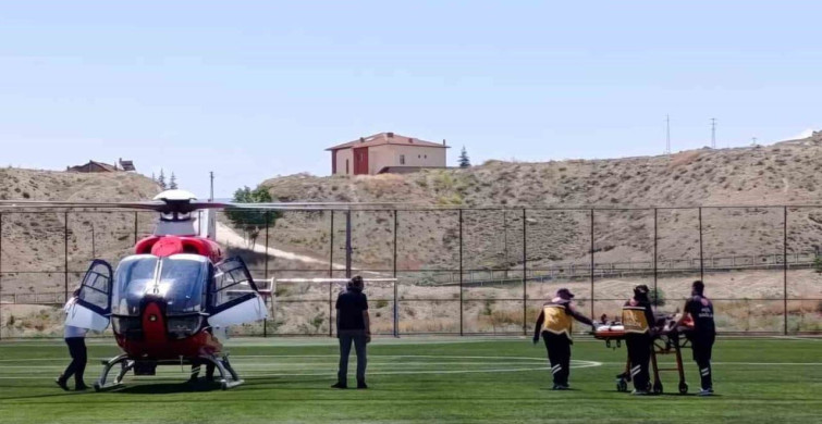 Ülseratif kolit hastası hava ambulansıyla malatya’ya sevk edildi
