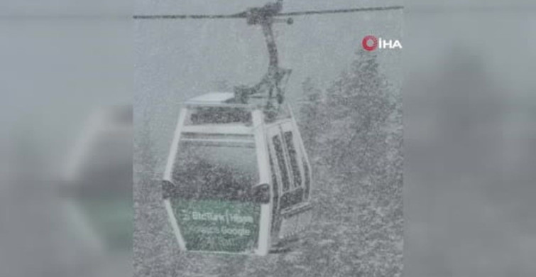 Uludağ'a Yoğun Kar Yağışı