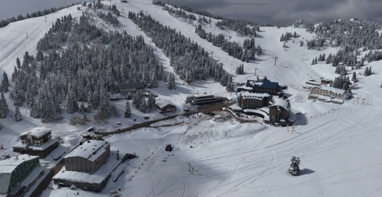 Uludağ'da Bahar Ortasında Kar Sezonu