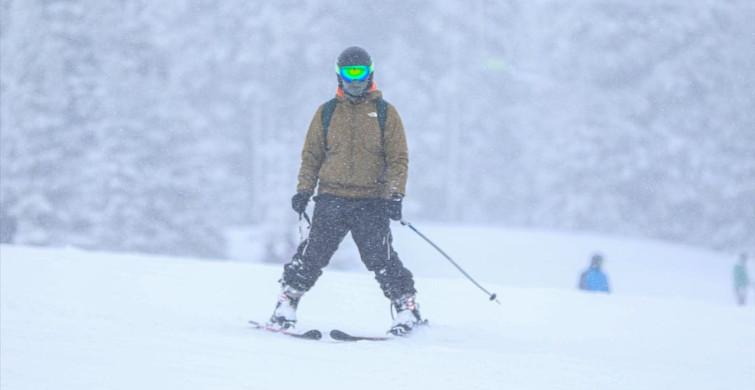 Uludağ'da Kar Kalınlığı 1,45 Metreye Ulaştı