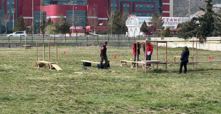 Uluslararası Alan ve Enkaz Arama Köpekleri Sınavı Afyonkarahisar'da Gerçekleşiyor