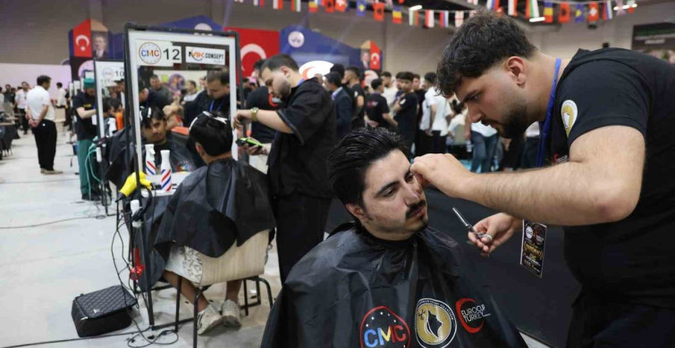 Uluslararası kuaförler balkan şampiyonası Elazığ'da başladı