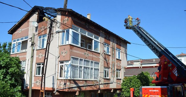 Ümraniye'de Aynı Binada Üç Saat Sonra İkinci Yangın