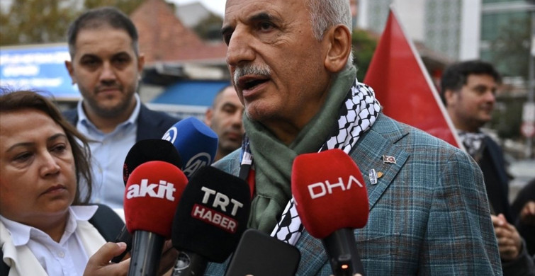 Ümraniye'de Gazze İçin Destek Yürüyüşü Düzenlendi