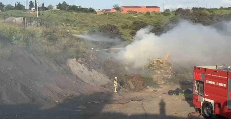 Ümraniye'de Korkutan Yangın: Hekimbaşı Barınağı Yakınlarında Patlak Verdi