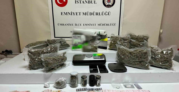 Ümraniye'de uyuşturucu operasyonu: 4 kilo madde ele geçirildi