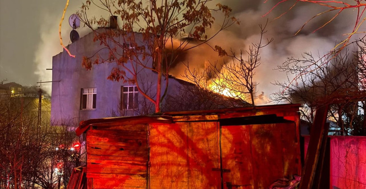 Ümraniye'de Yangın Paniği