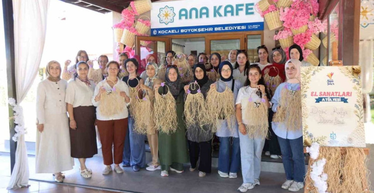 Üreten kadınların yeni adresi ana kafe'de ilk atölye heyecanı