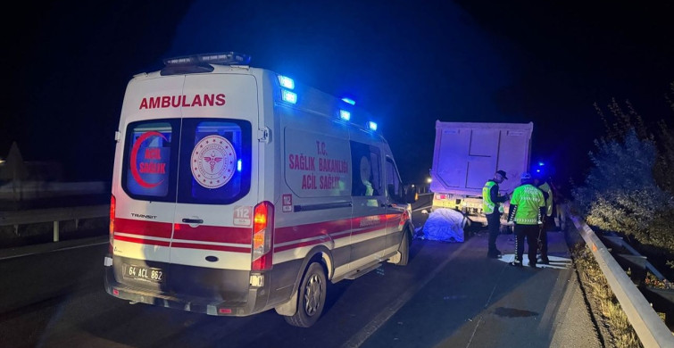 Uşak'ta Motosiklet Kazası: Bir Kişi Hayatını Kaybetti