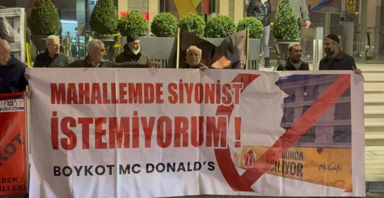 Üsküdar'da McDonald's Protestoları Sürüyor