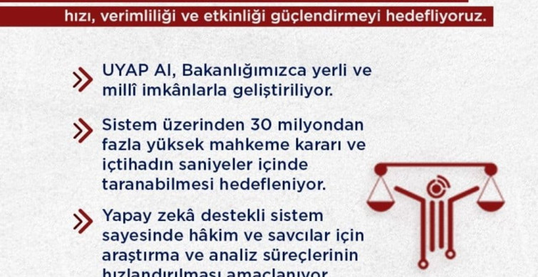 UYAP AI Karar Destek Sistemi ile Yargıda Dijital Dönüşüm