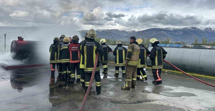 Uygulamalı İtfaiyecilik Eğitimi Erzincan'da