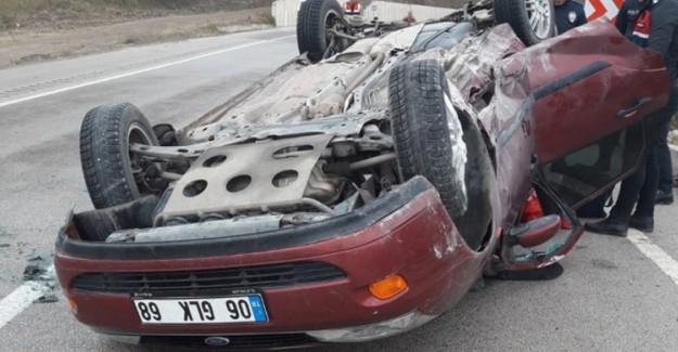 Uzman Çavuş İzin Dönüşü Kaza Yaptı: 4 Yaralı