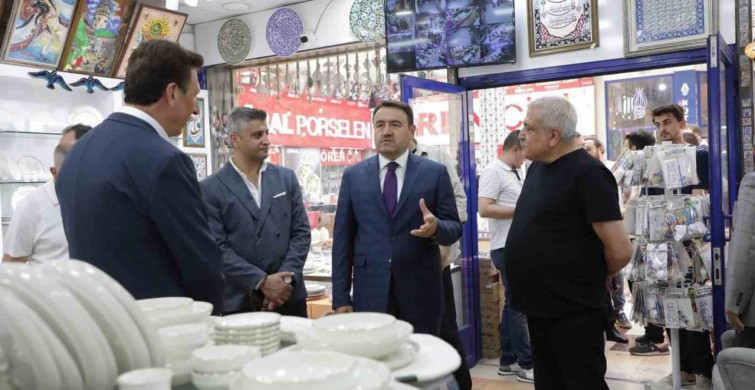 Vali Musa Işın, Kervansaray Çiniciler Çarşısı’na ziyaret gerçekleştirdi