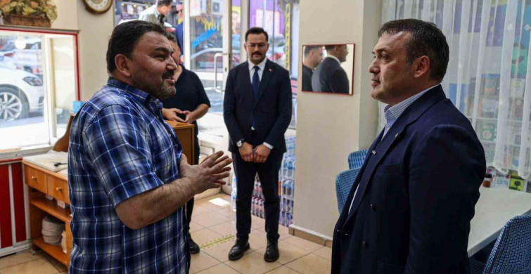 Vali Sözer, çarşı esnafını ziyaret etti