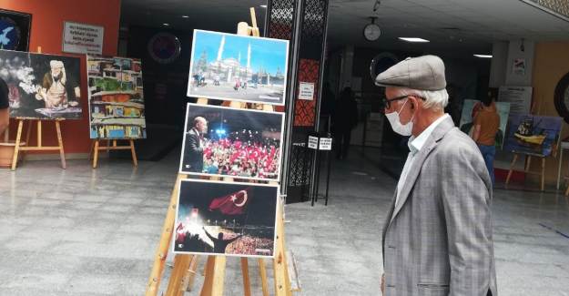 Van Yüzüncü Yıl Üniversitesi’nden 15 Temmuz Karma Sergisi