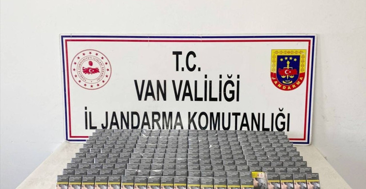 Van'da 1470 Paket Kaçak Sigara Ele Geçirildi