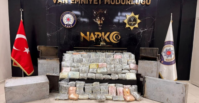 Van'da 68 Kilogram Uyuşturucu Ele Geçirildi