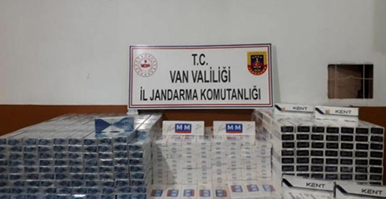 Van'da Binlerce Paket Kaçak Sigara Ele Geçirildi