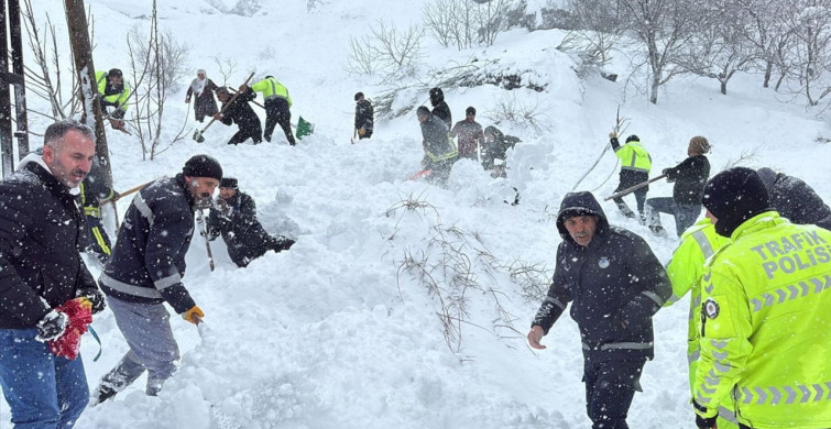 Van'da Çığ Felaketi: Kadın İçin Arama Kurtarma Çalışmaları Başlatıldı
