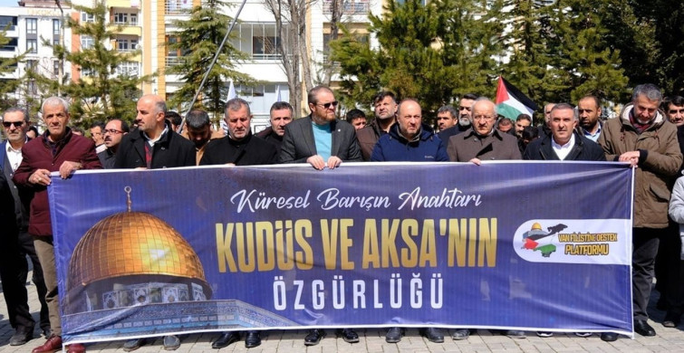 Van'da Dünya Kudüs Günü Eylemi